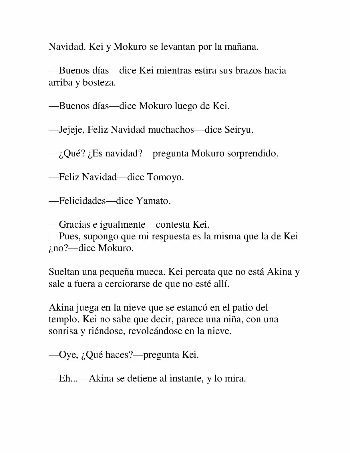 Keimamura X capítulo 7, página 2