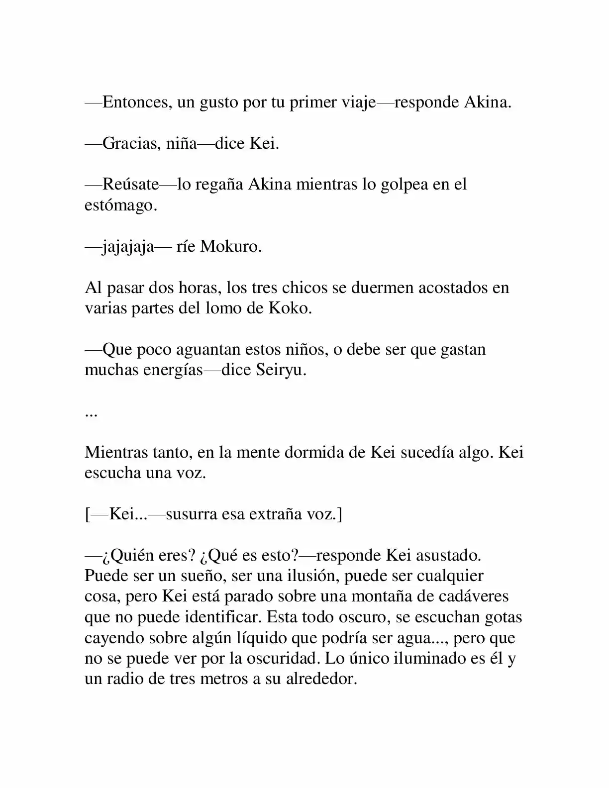 Keimamura X capítulo 7, página 15