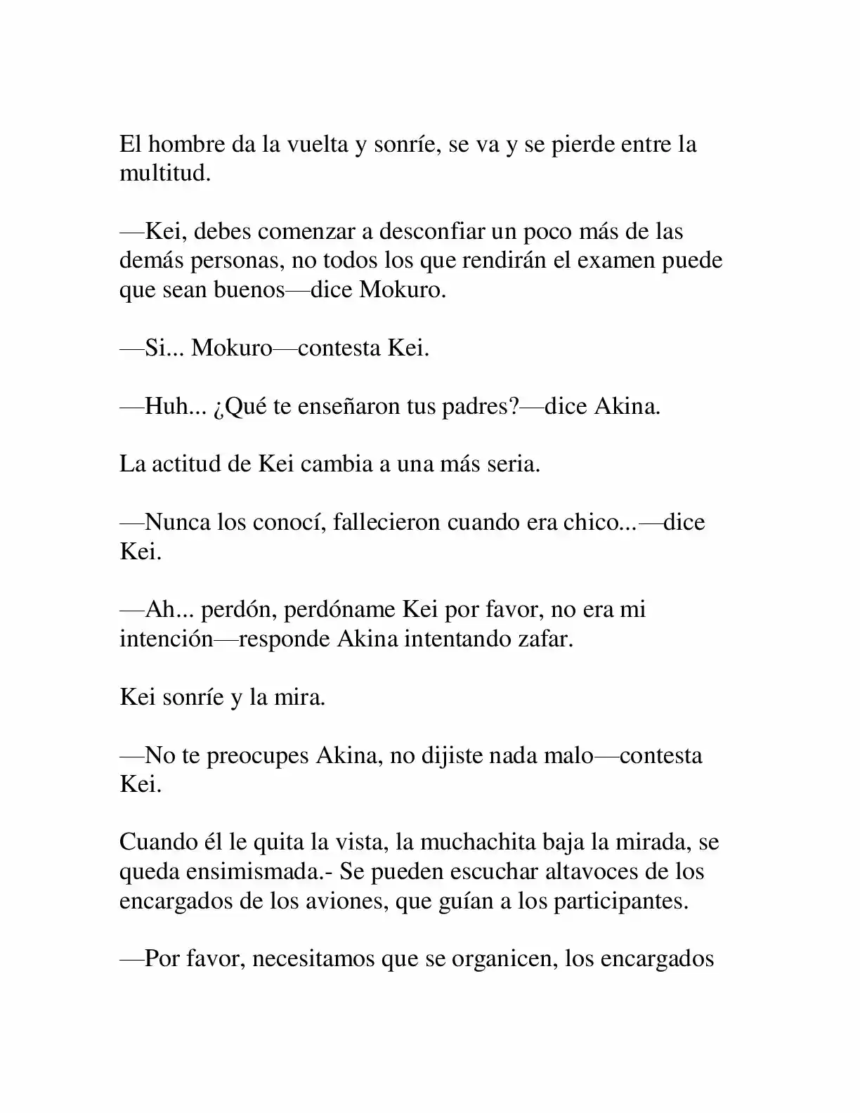 Keimamura X capítulo 8, página 3