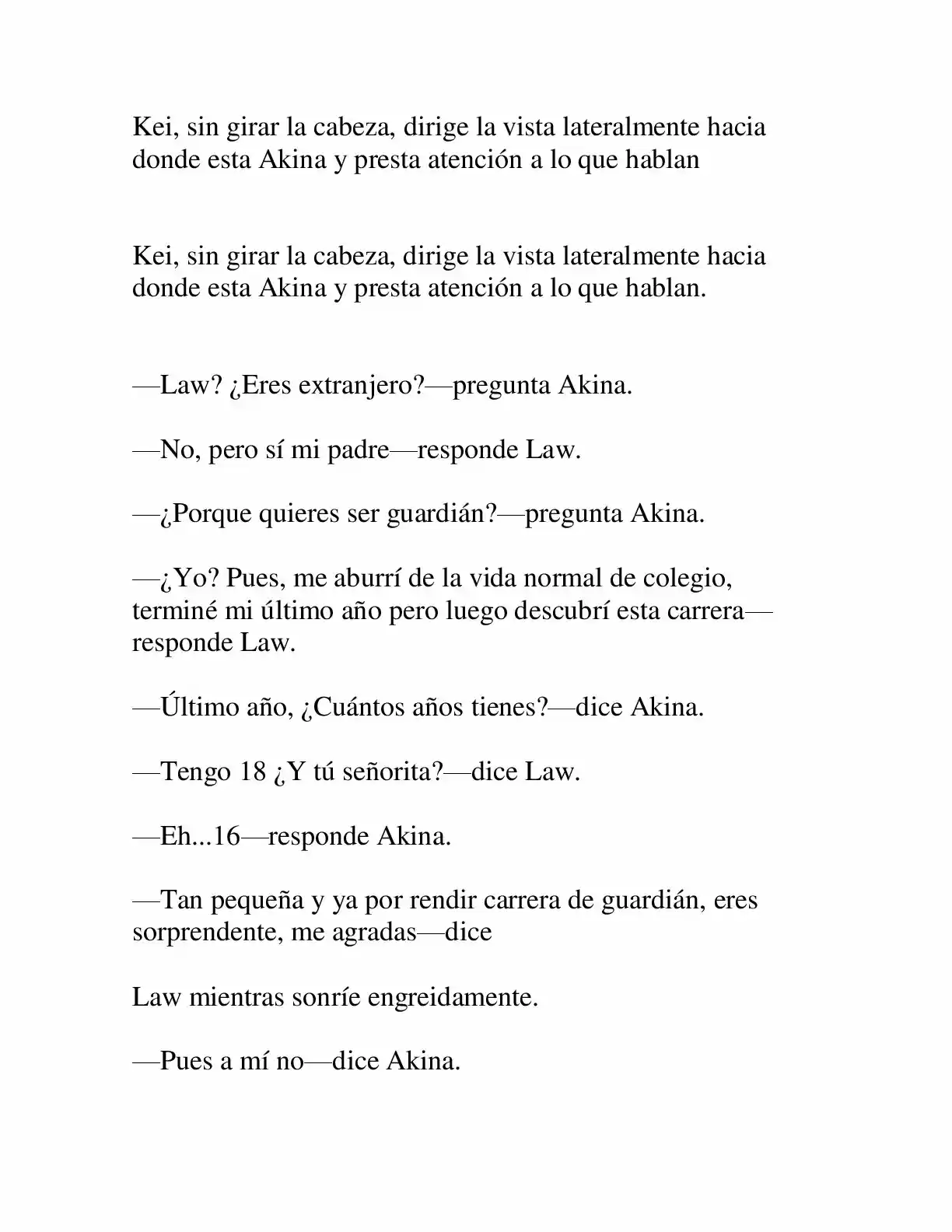 Keimamura X capítulo 8, página 7