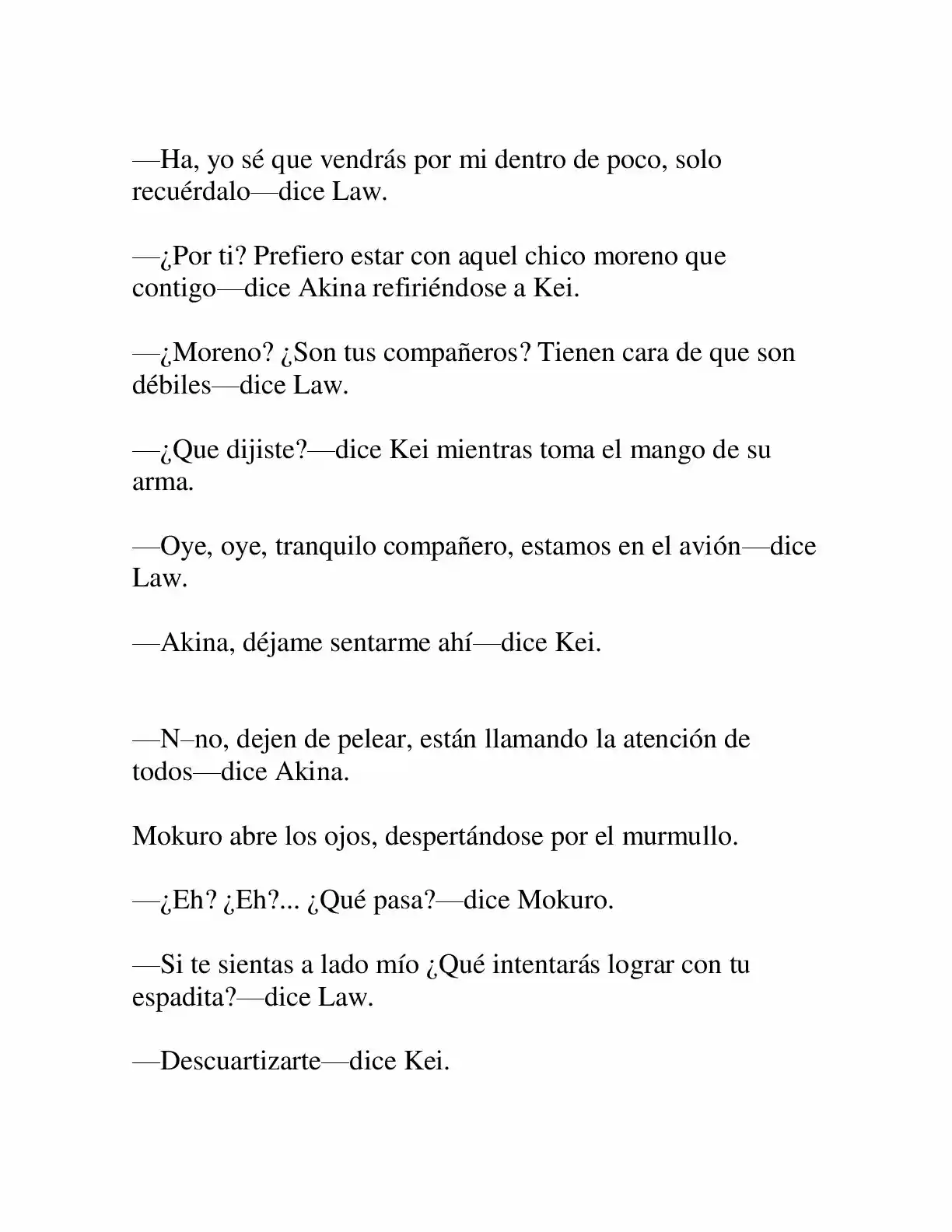 Keimamura X capítulo 8, página 8