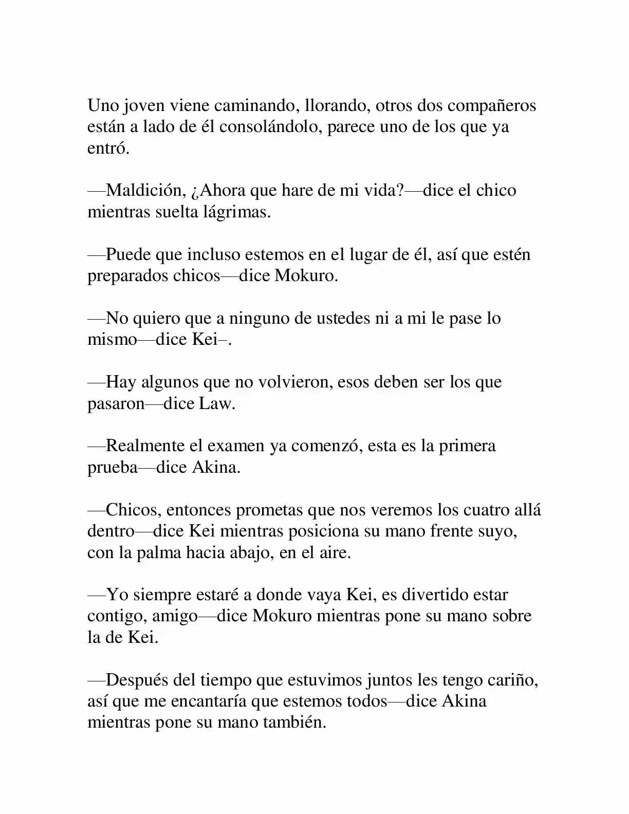 Keimamura X capítulo 8, página 18