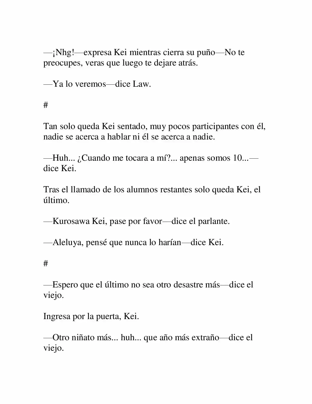 Keimamura X capítulo 8, página 22