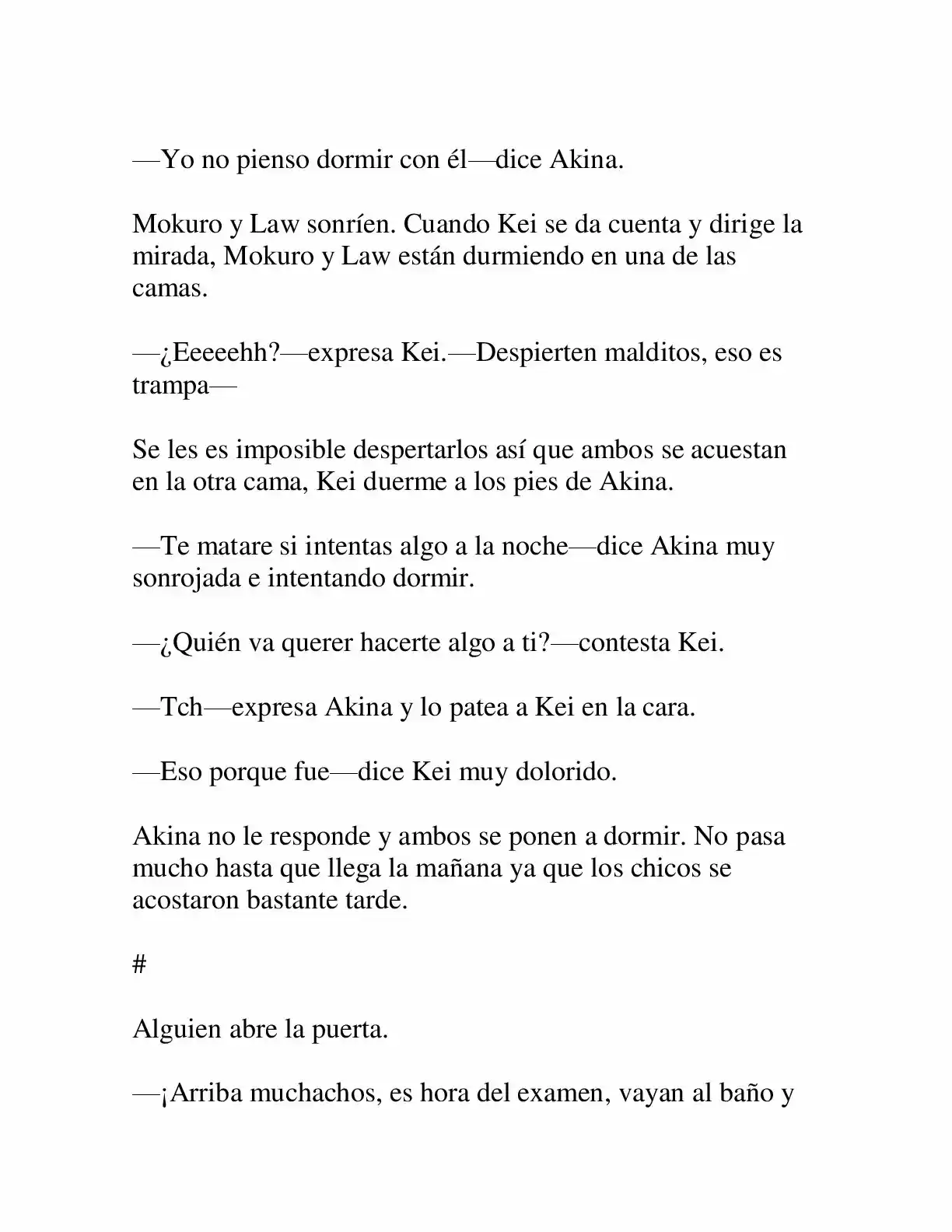Keimamura X capítulo 8, página 34