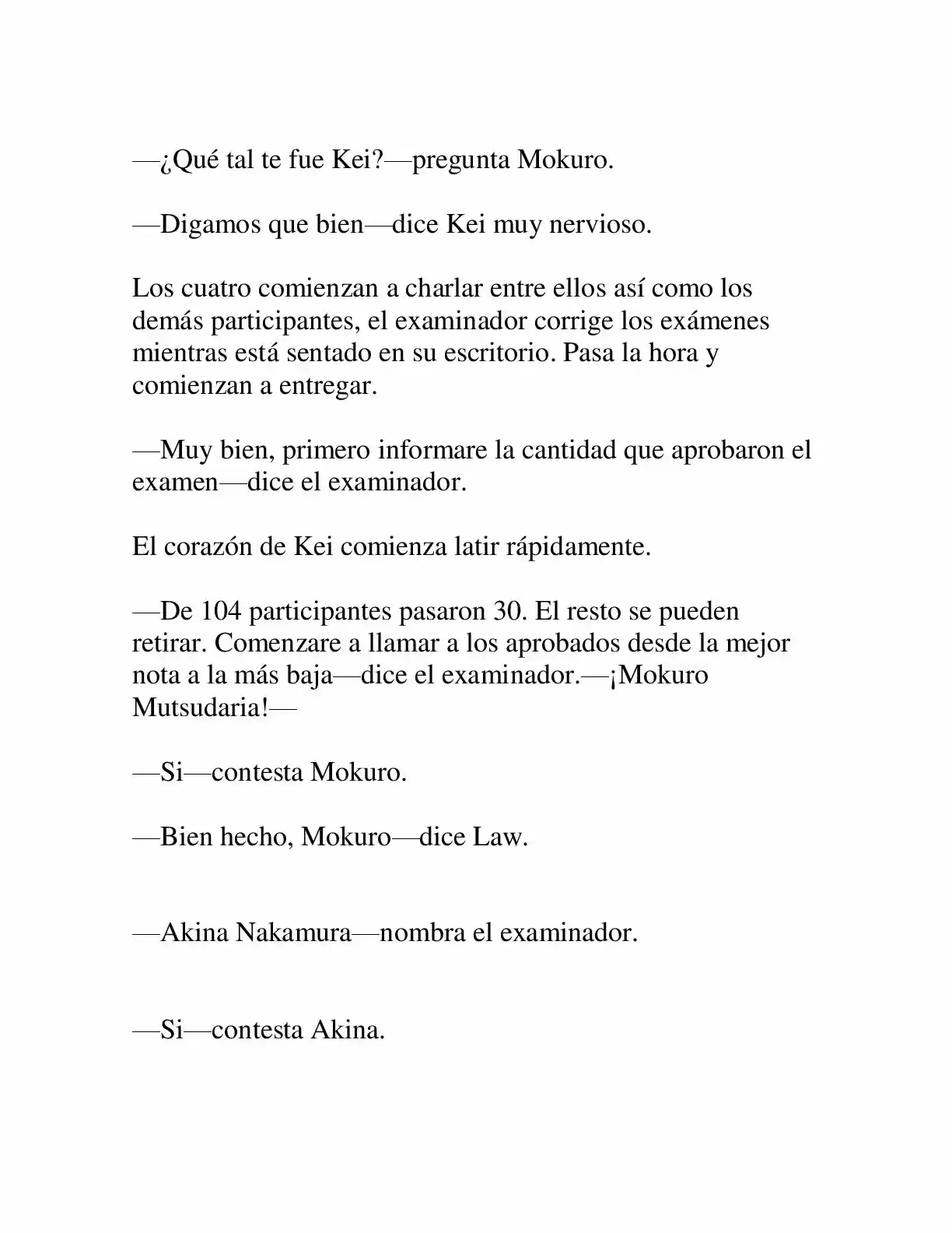 Keimamura X capítulo 8, página 38
