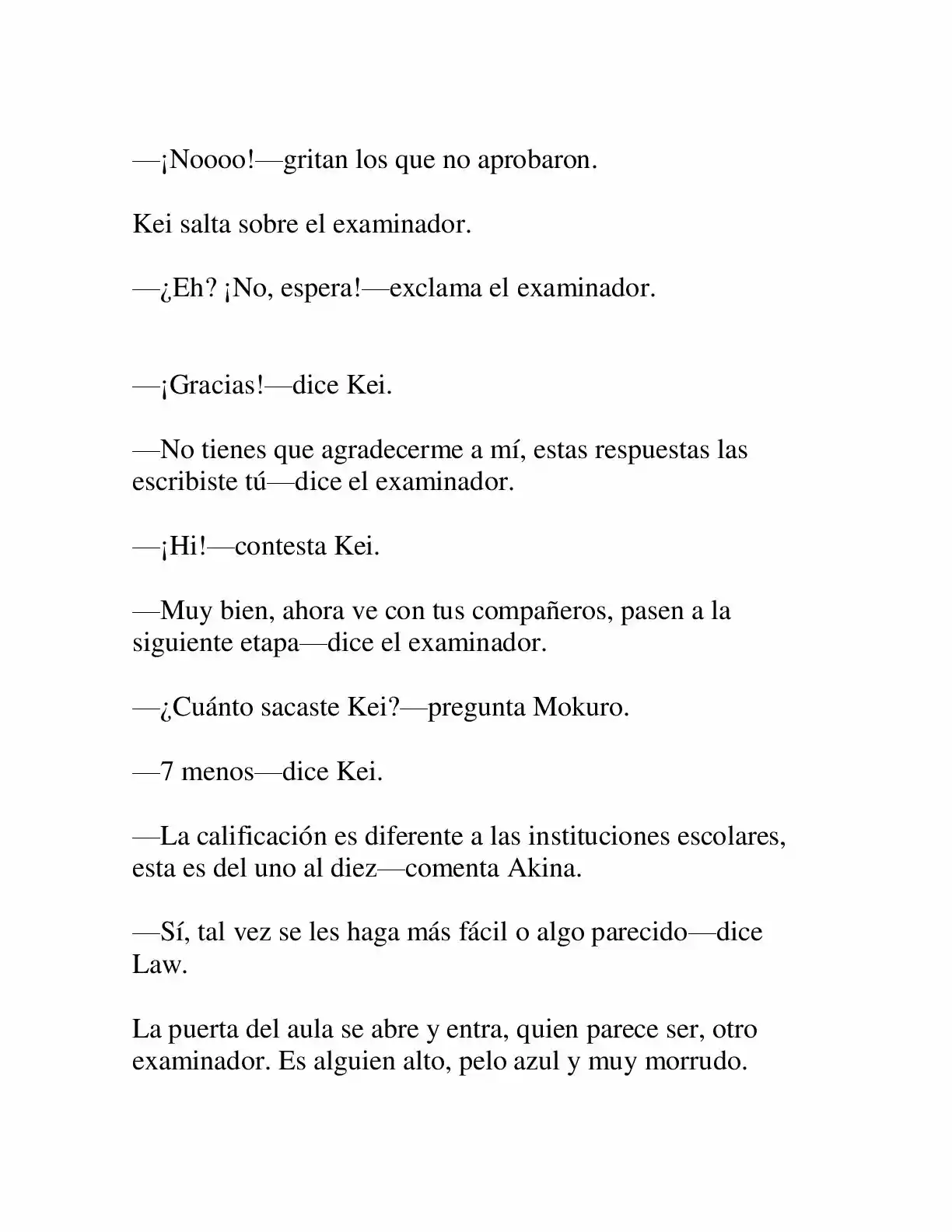 Keimamura X capítulo 8, página 40