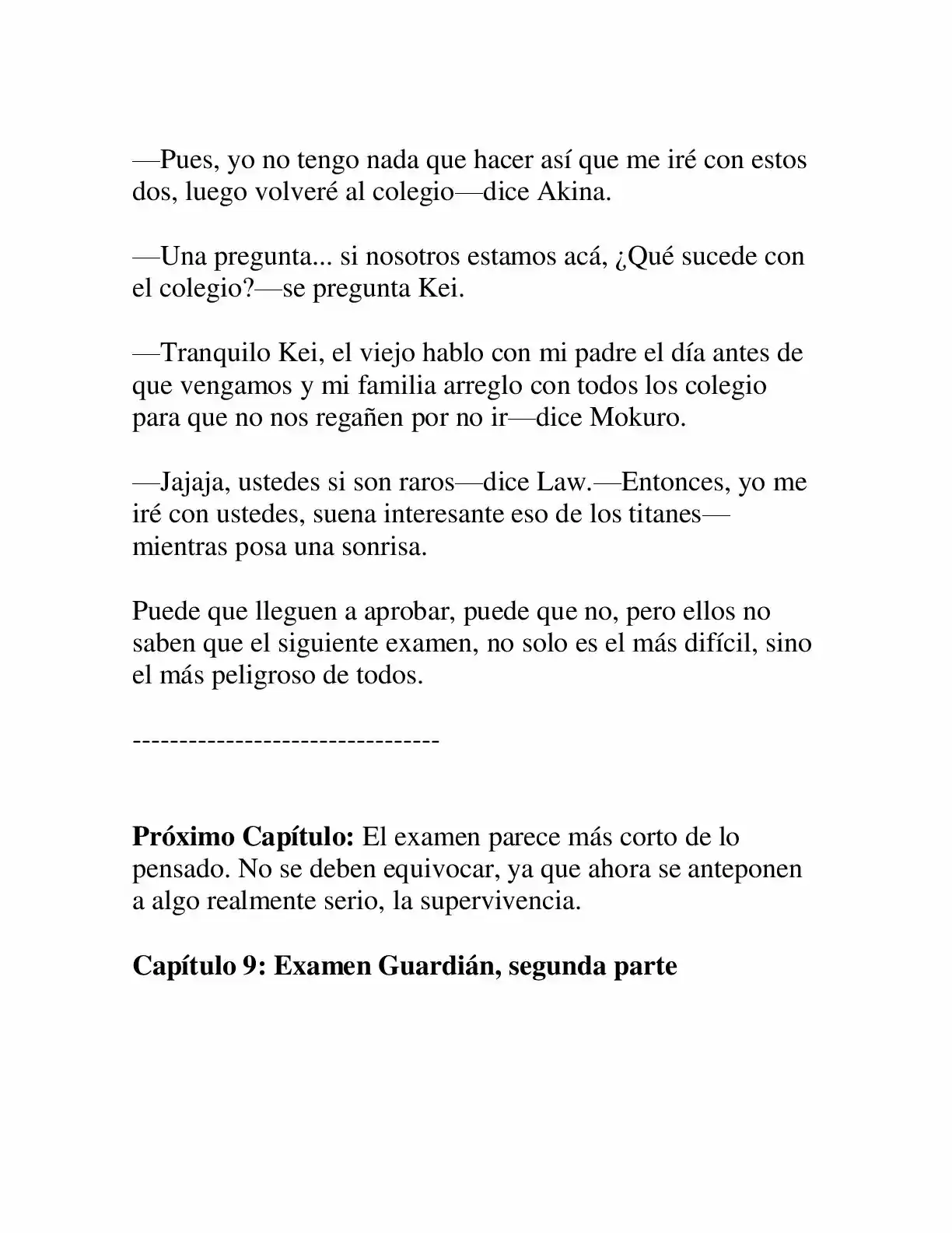 Keimamura X capítulo 8, página 42