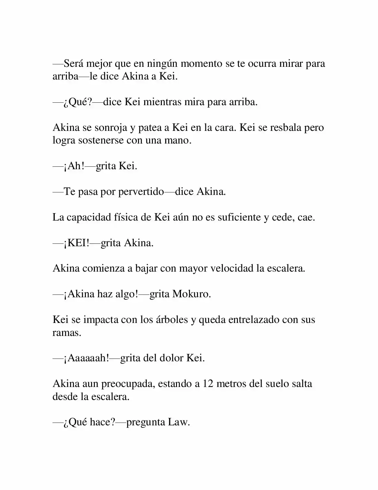 Keimamura X capítulo 9, página 6