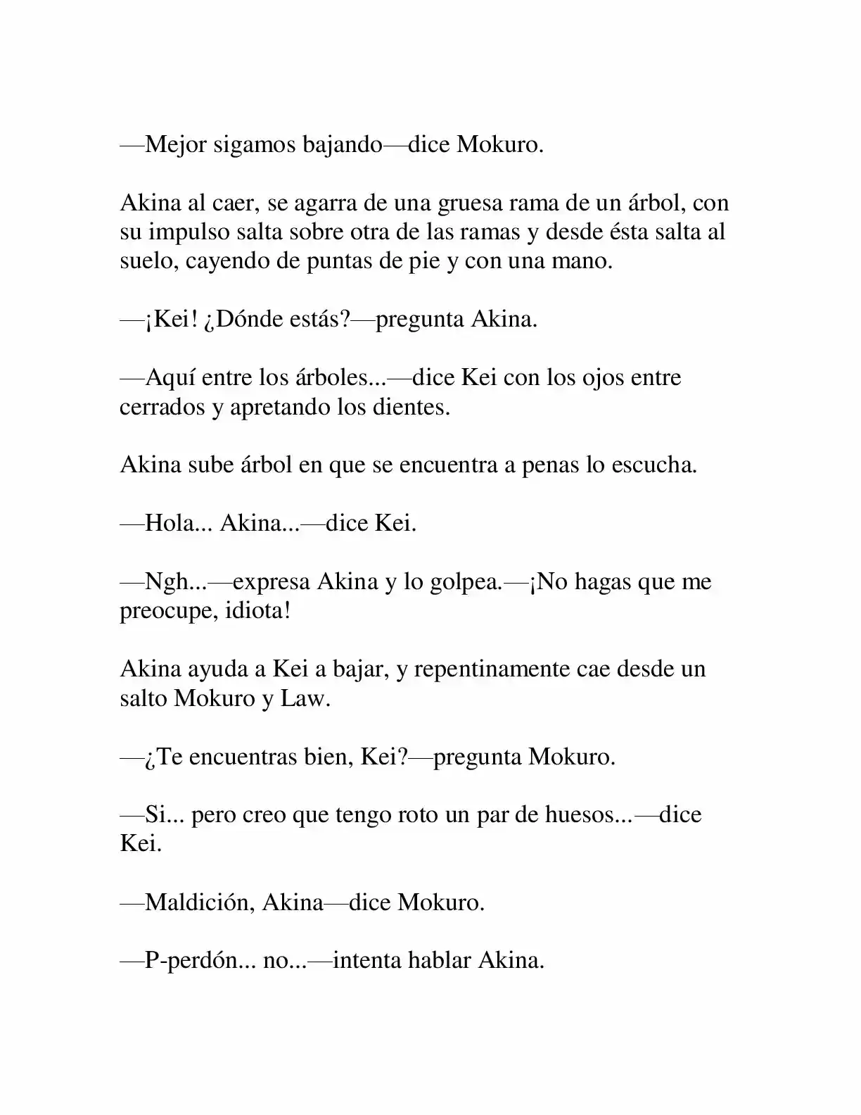 Keimamura X capítulo 9, página 7