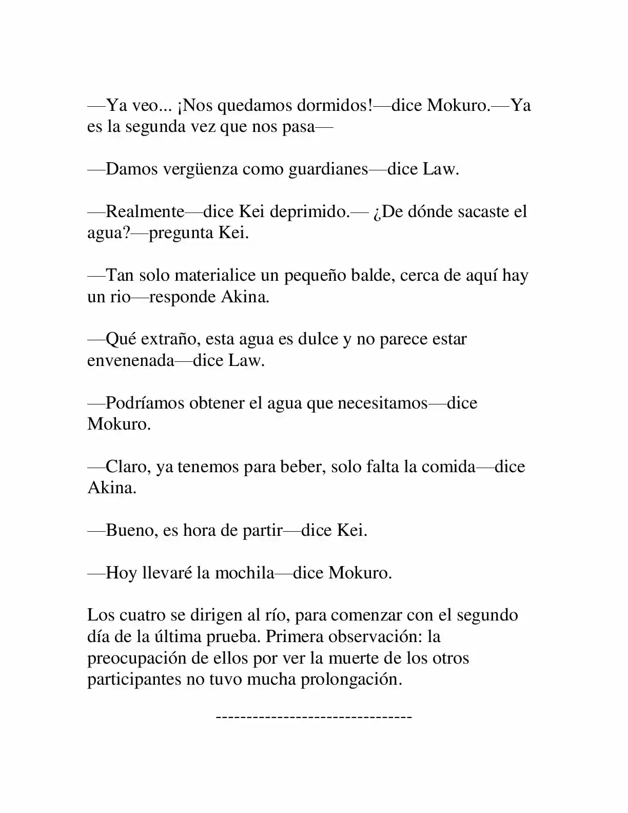 Keimamura X capítulo 9, página 32