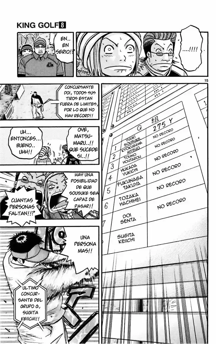 King Golf capítulo 70, página 16
