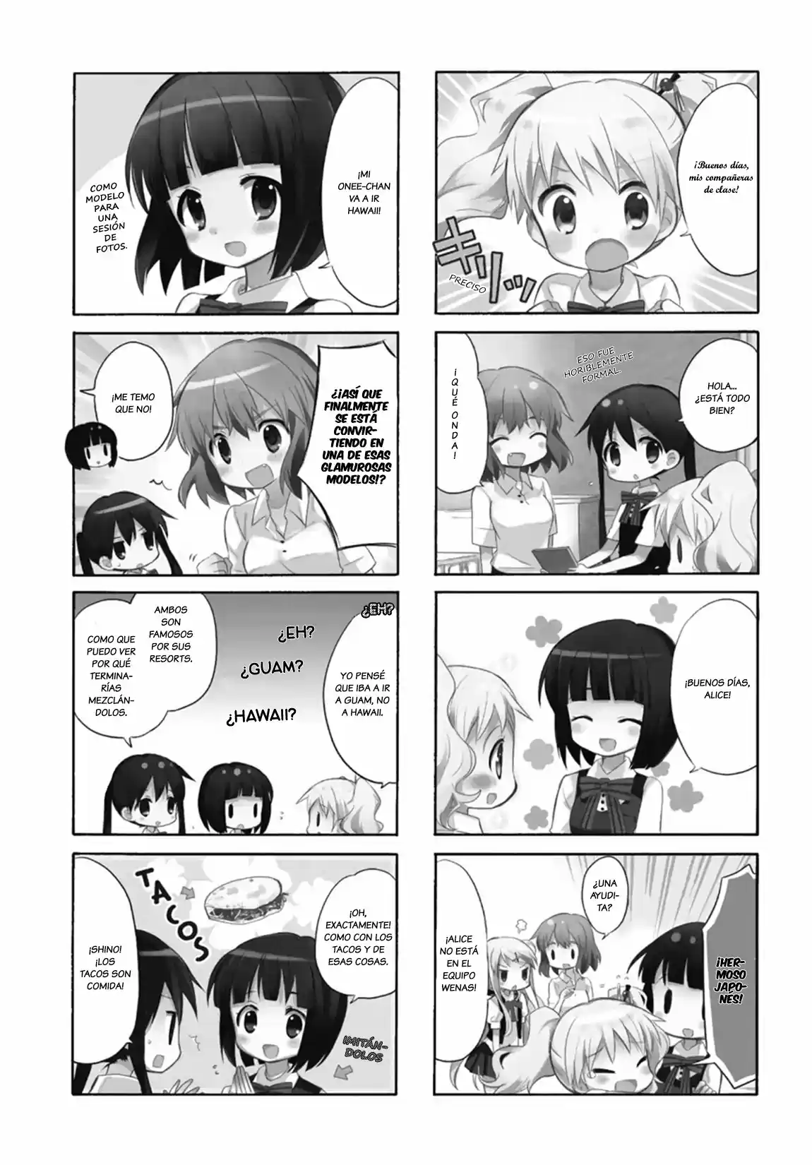 Kiniro Mosaic capítulo 21, página 3