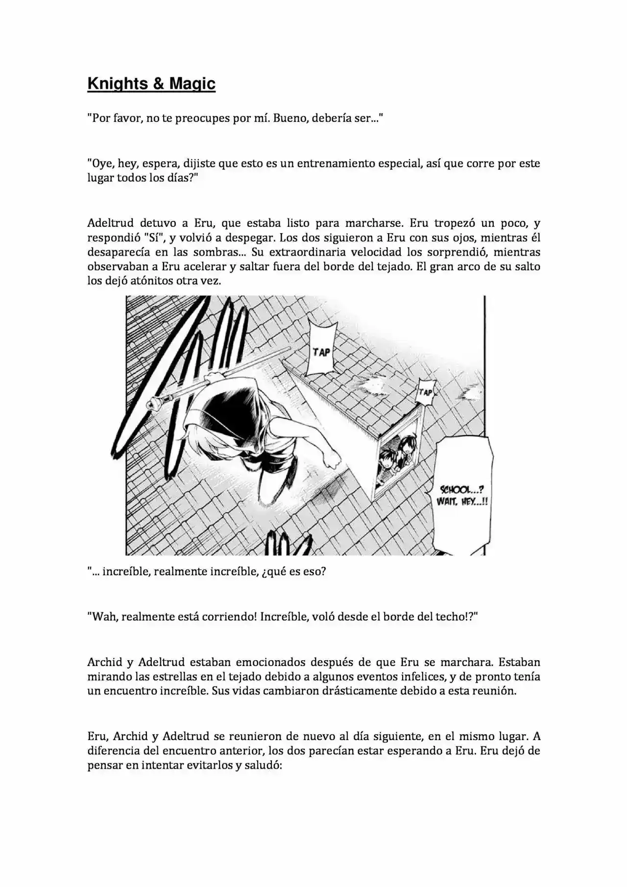 Knights & Magic (Novela) capítulo 2, página 6