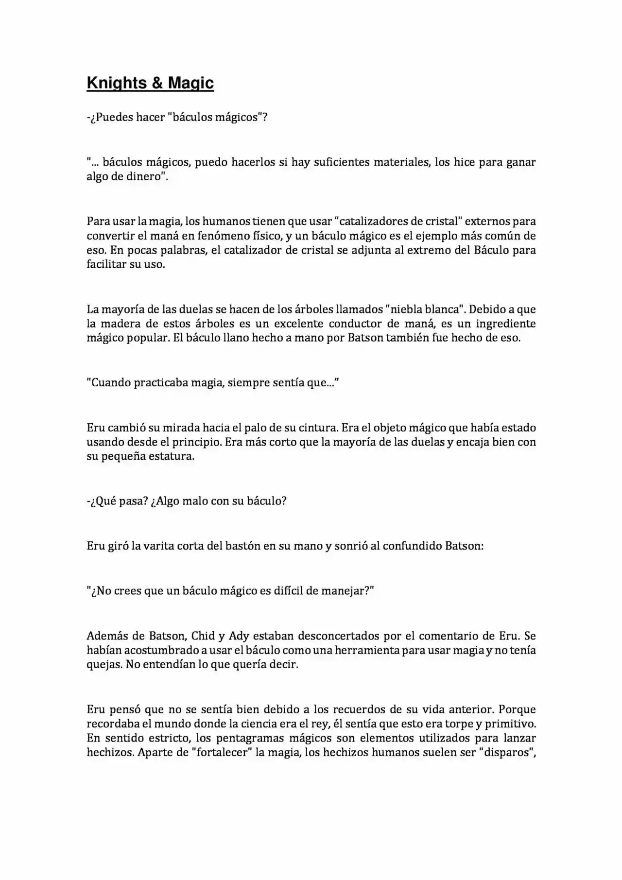 Knights & Magic (Novela) capítulo 2, página 24