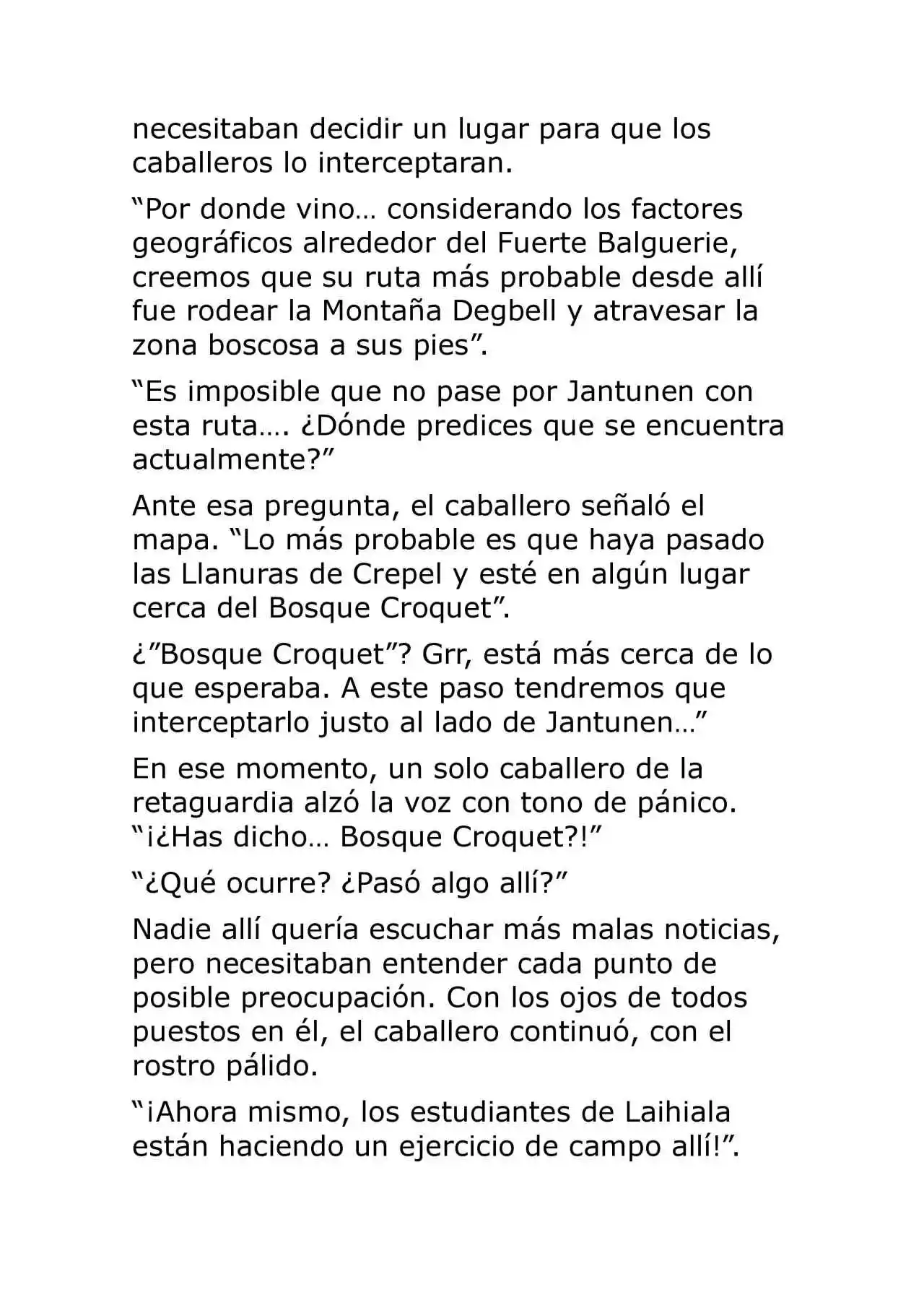 Knights & Magic (Novela) capítulo 7, página 32