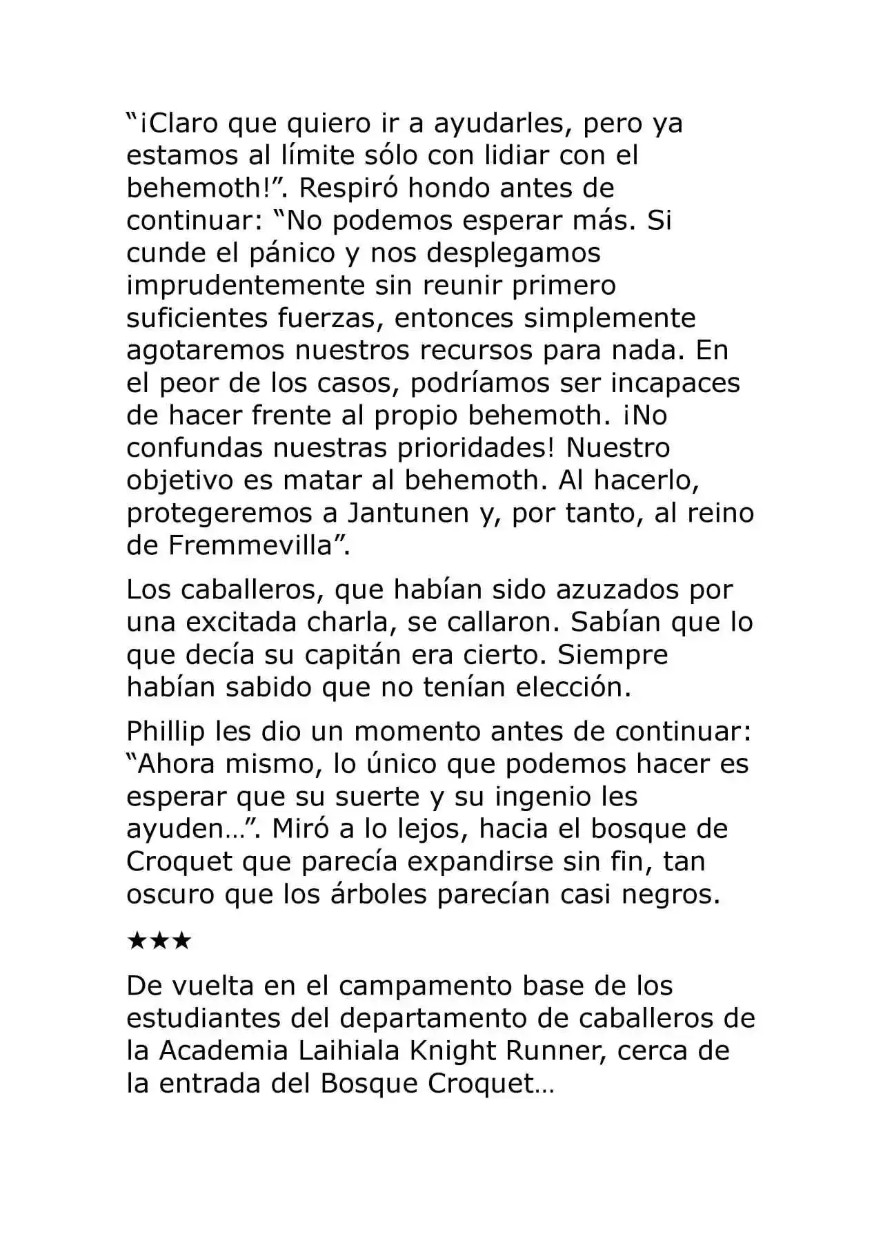 Knights & Magic (Novela) capítulo 7, página 34