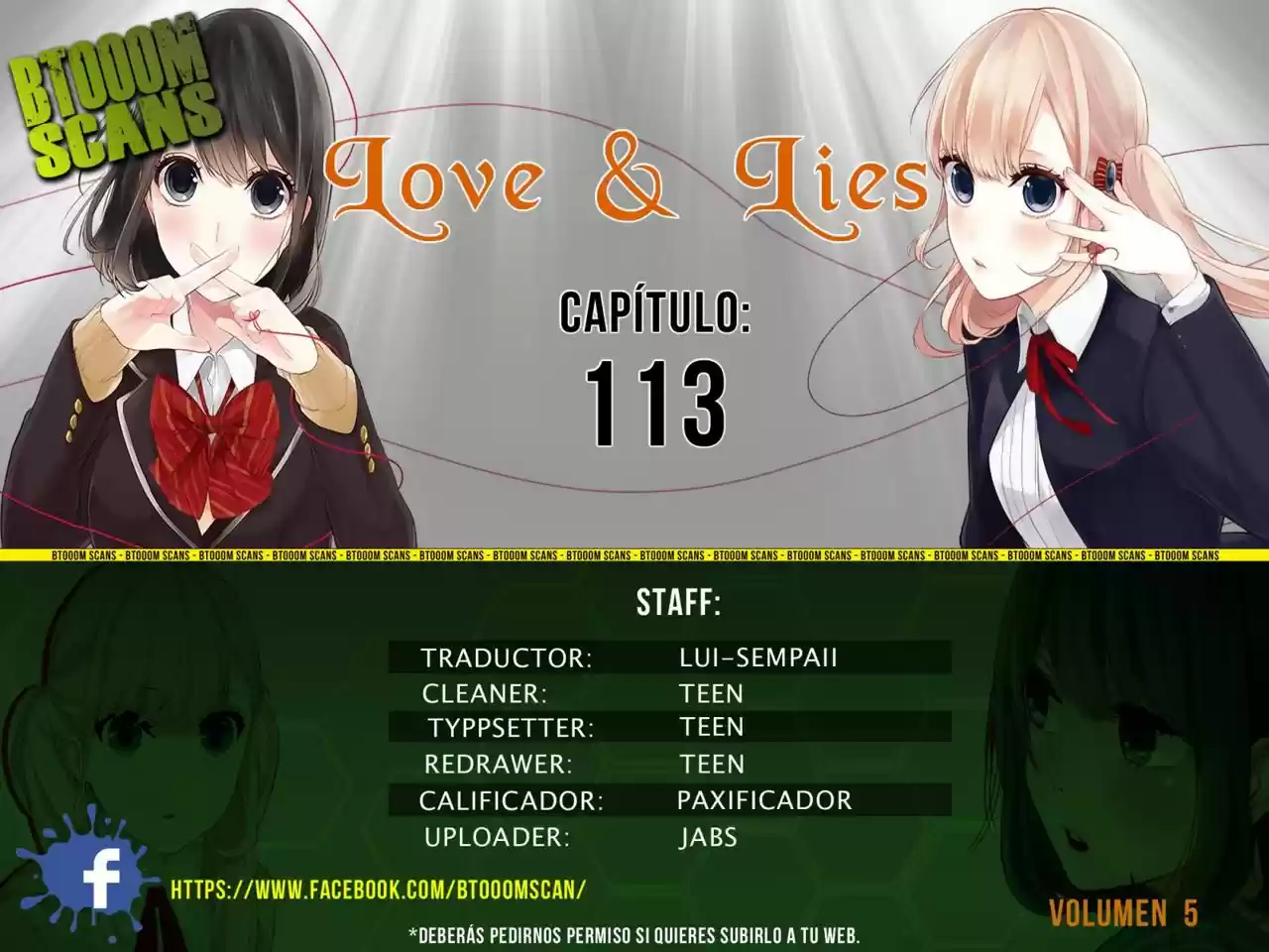 Koi To Uso capítulo 113, página 2