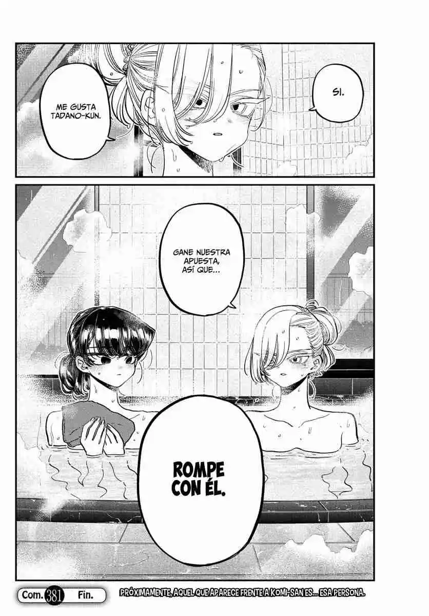 Komi No Puede Comunicarse capítulo 381, página 37