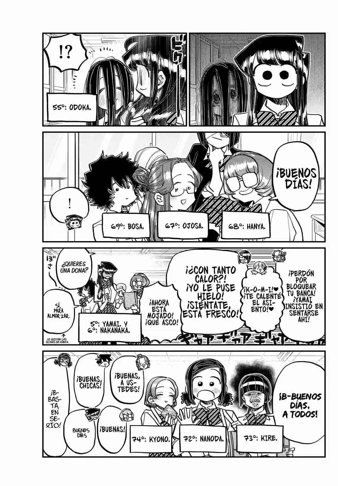 Komi No Puede Comunicarse capítulo 416, página 12