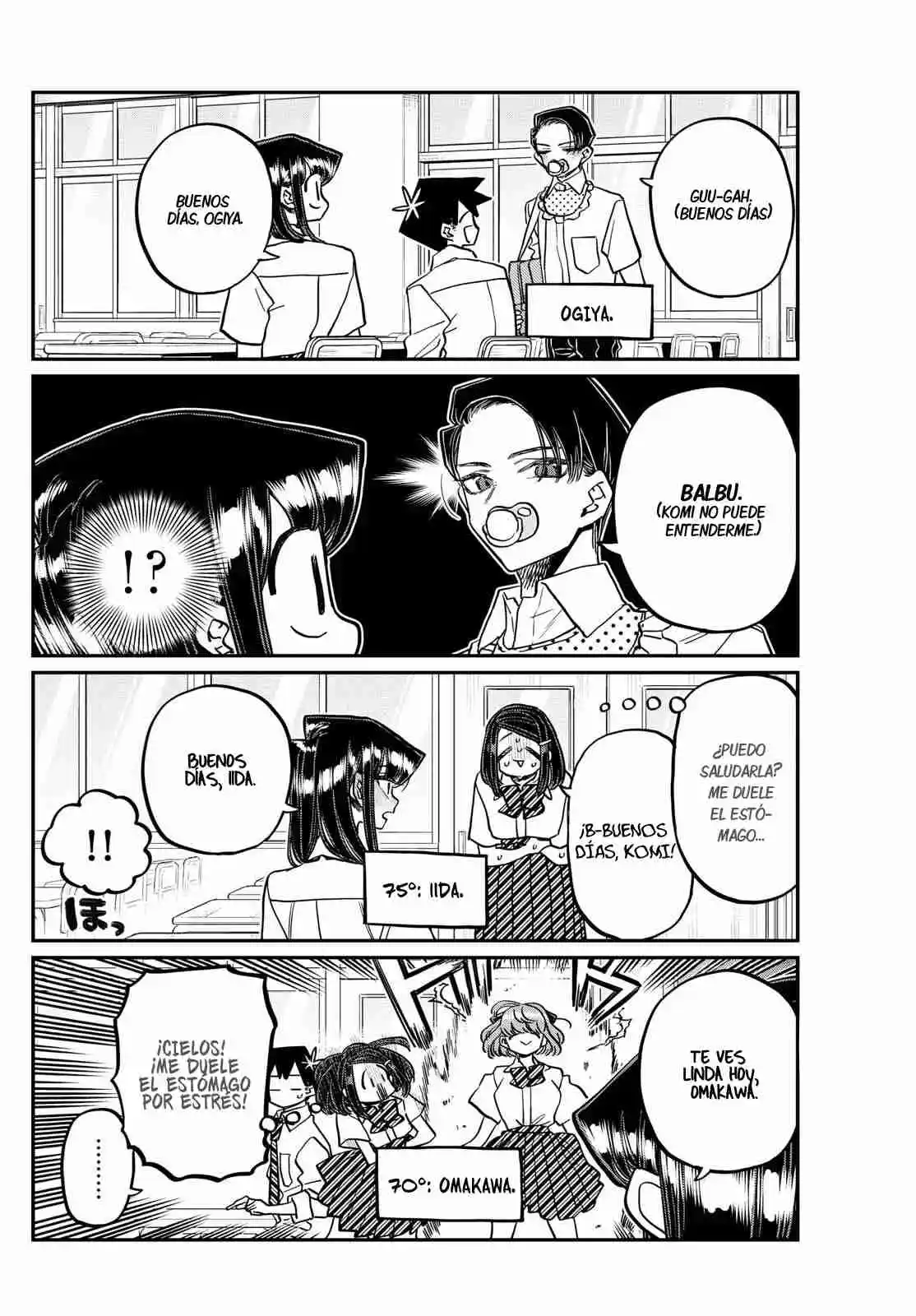 Komi No Puede Comunicarse capítulo 416, página 14