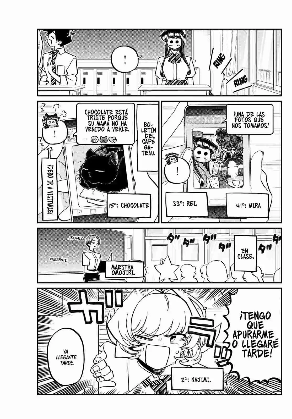 Komi No Puede Comunicarse capítulo 416, página 16
