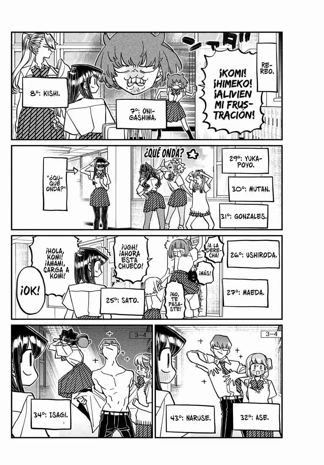 Komi No Puede Comunicarse capítulo 416, página 18