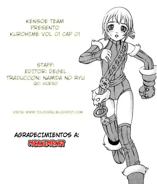 Kurohime capítulo 01, página 1