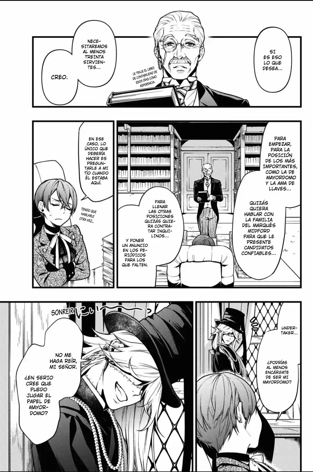 Kuroshitsuji capítulo 151, página 14