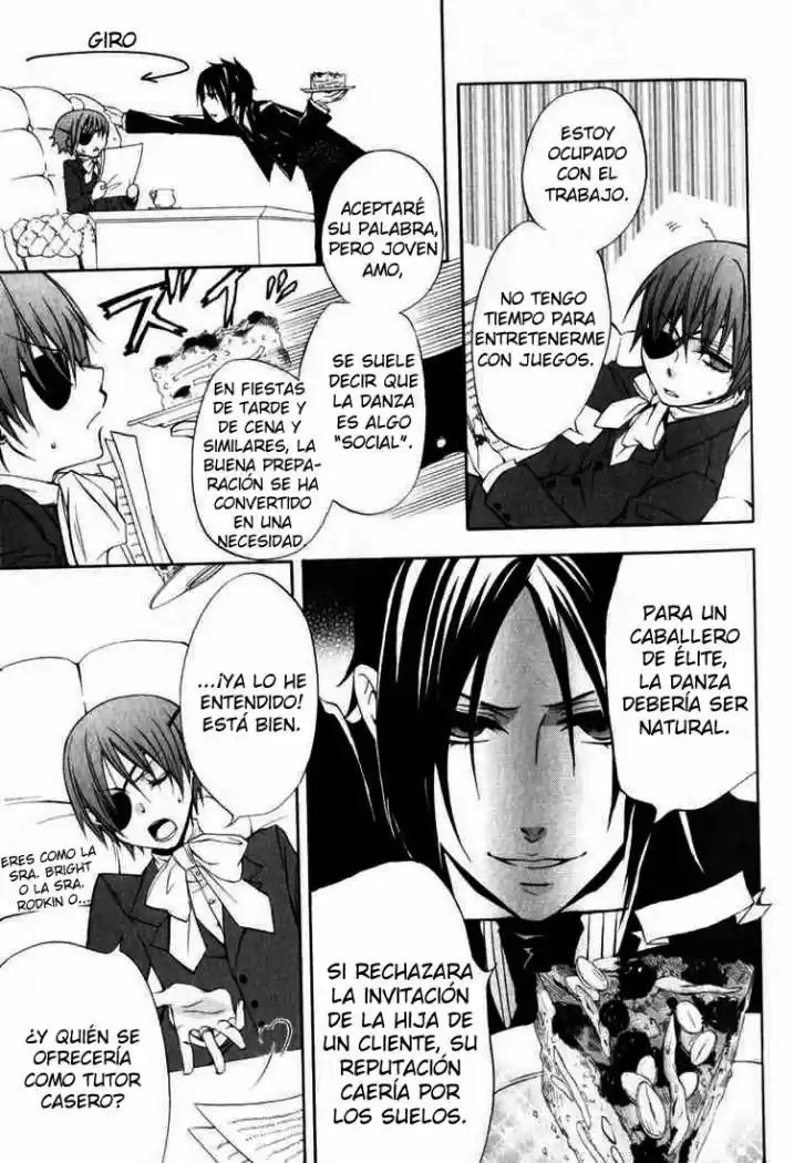 Kuroshitsuji capítulo 2, página 18