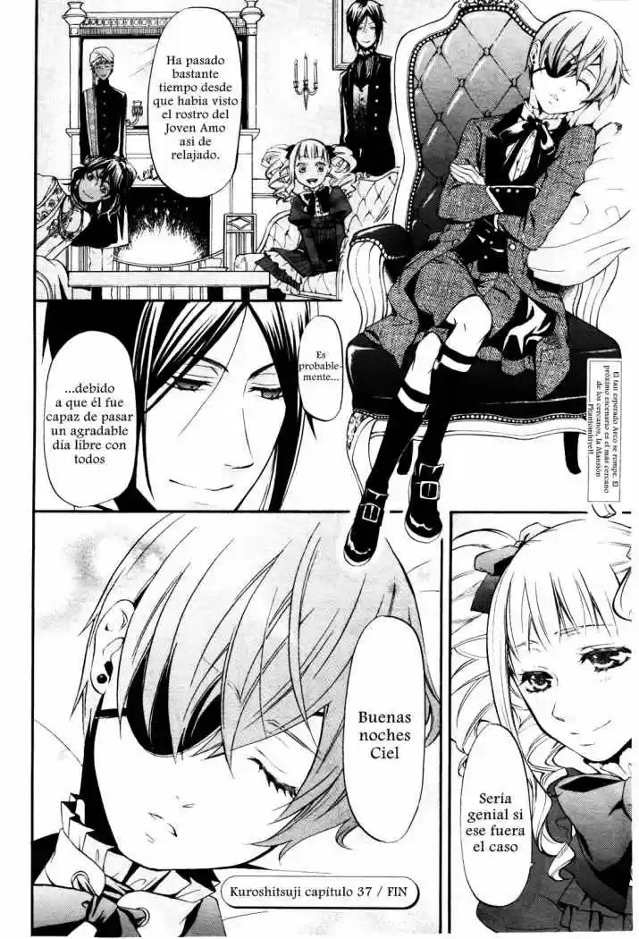 Kuroshitsuji capítulo 37, página 33