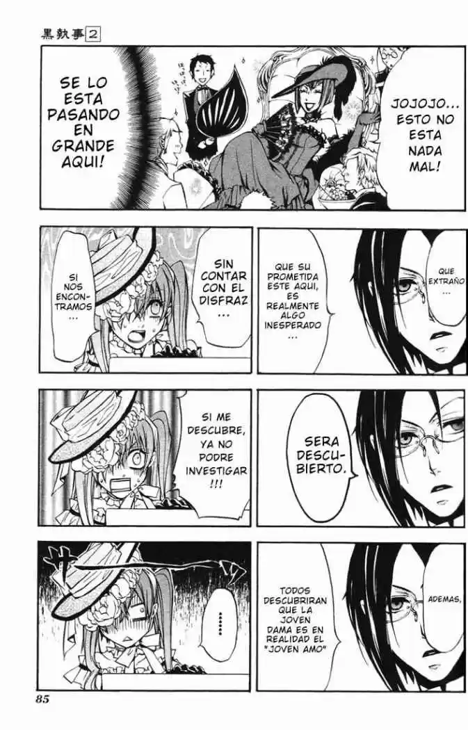 Kuroshitsuji capítulo 7, página 14