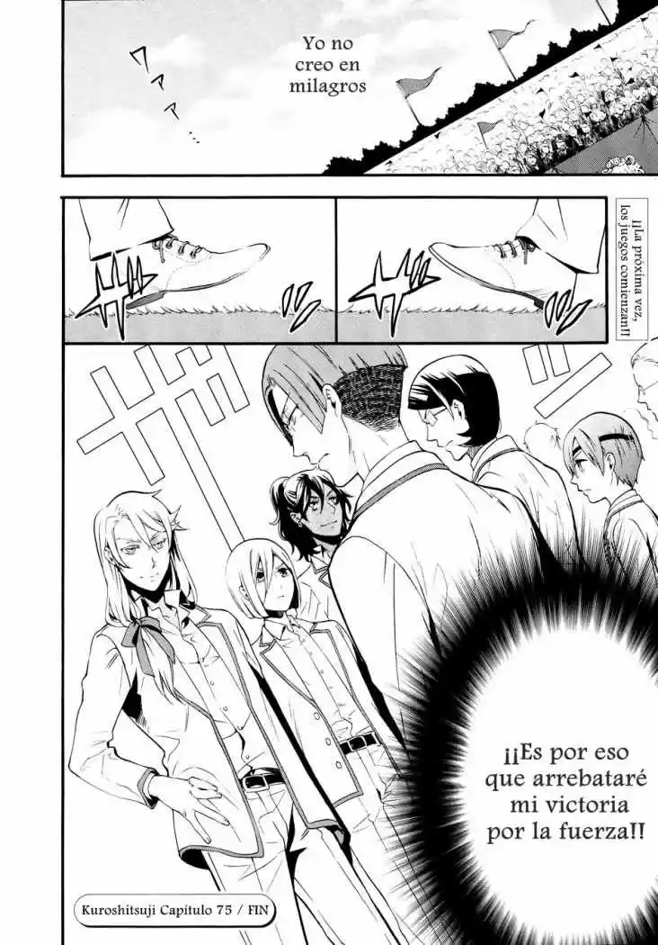Kuroshitsuji capítulo 75, página 32