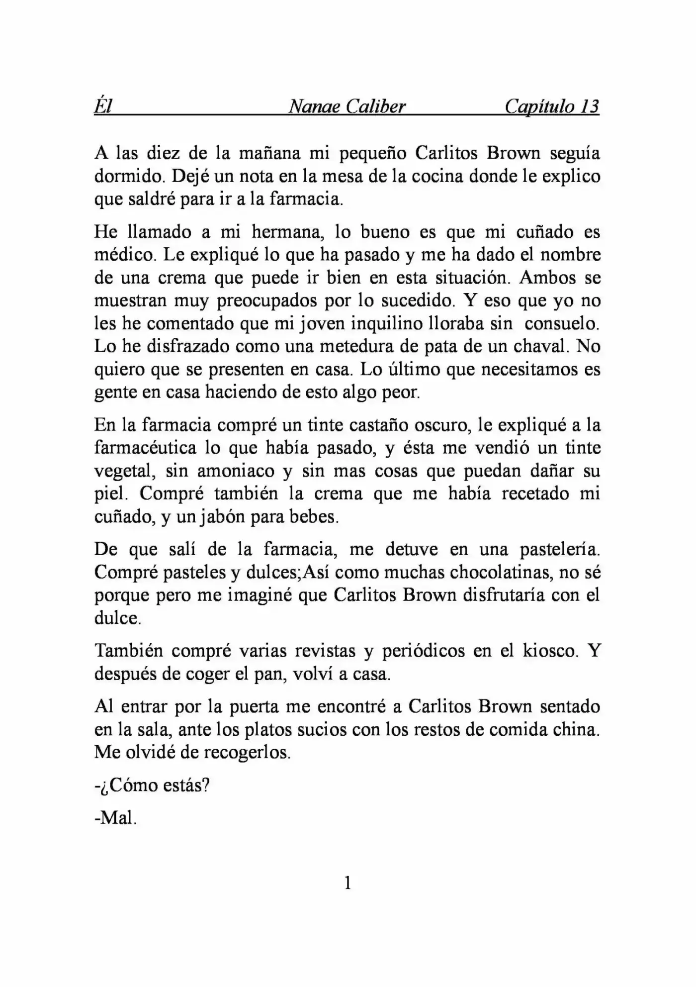ÉL (Novela) capítulo 13, página 1