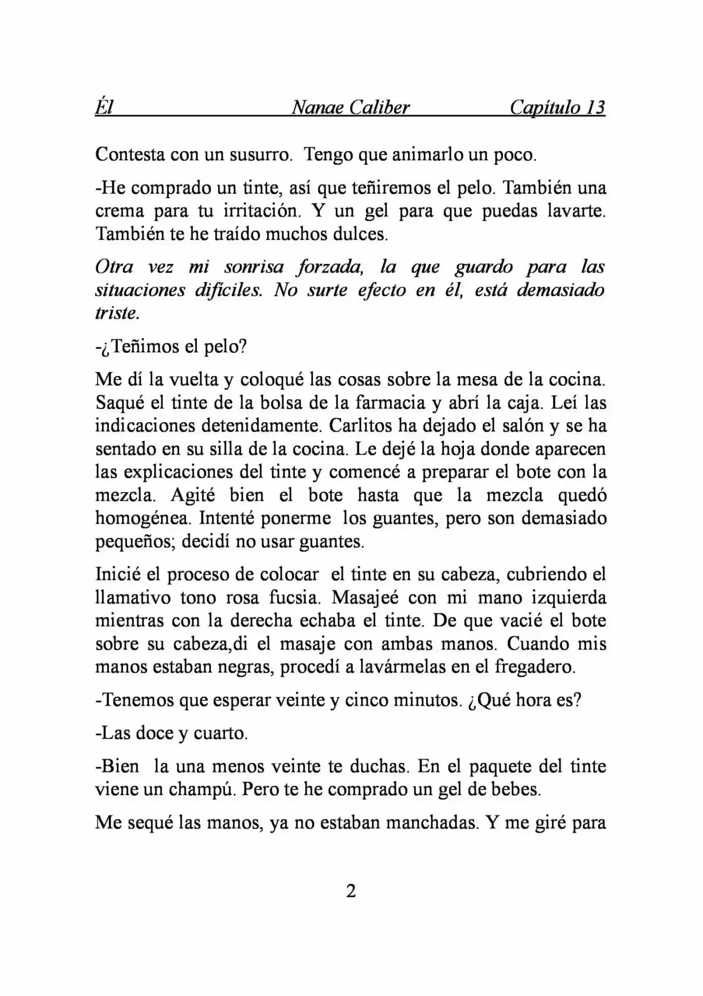 ÉL (Novela) capítulo 13, página 2