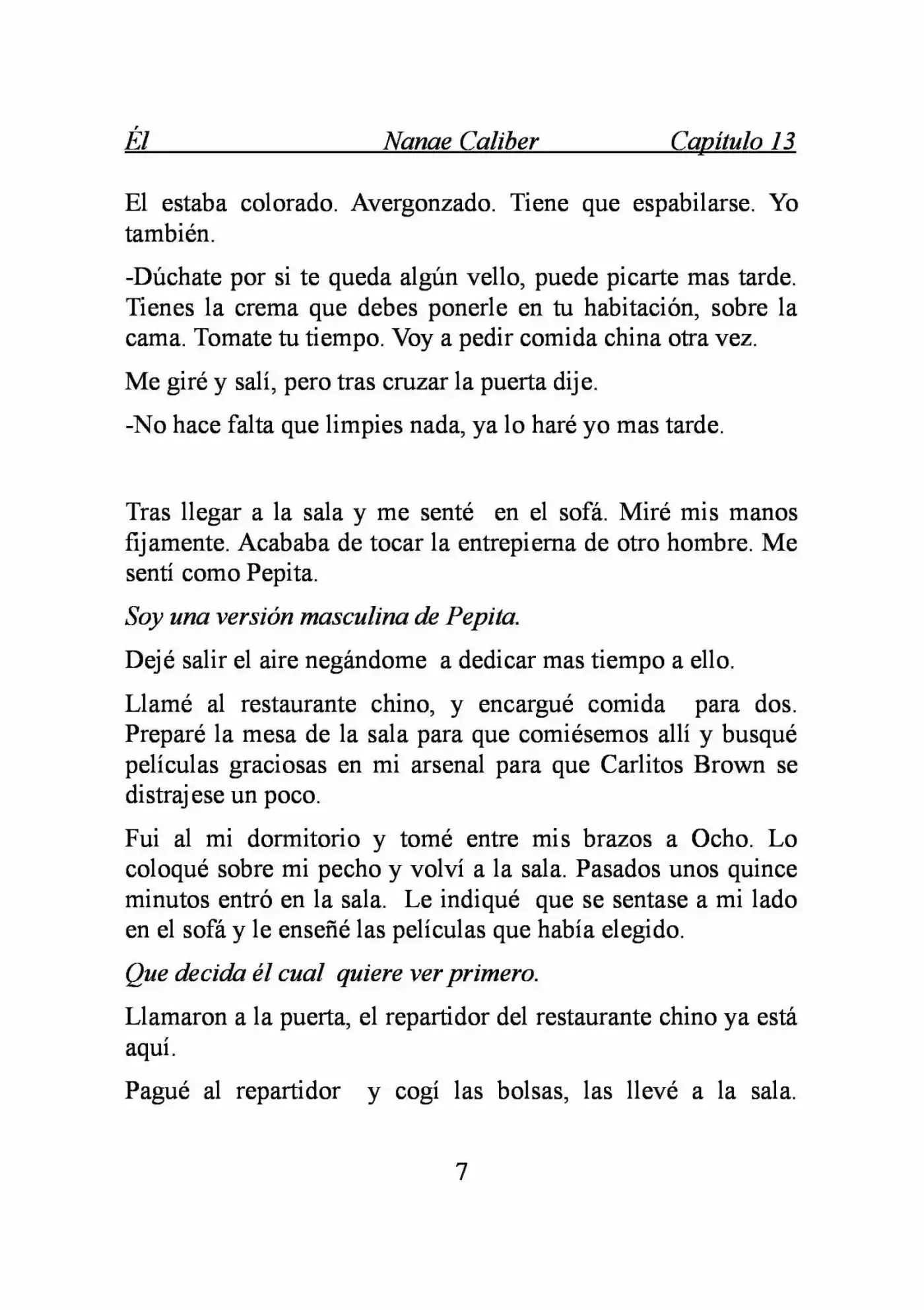 ÉL (Novela) capítulo 13, página 7
