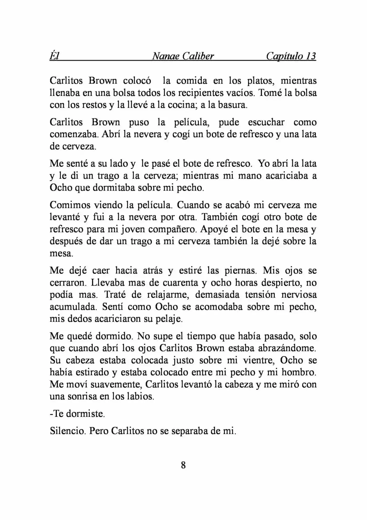 ÉL (Novela) capítulo 13, página 8