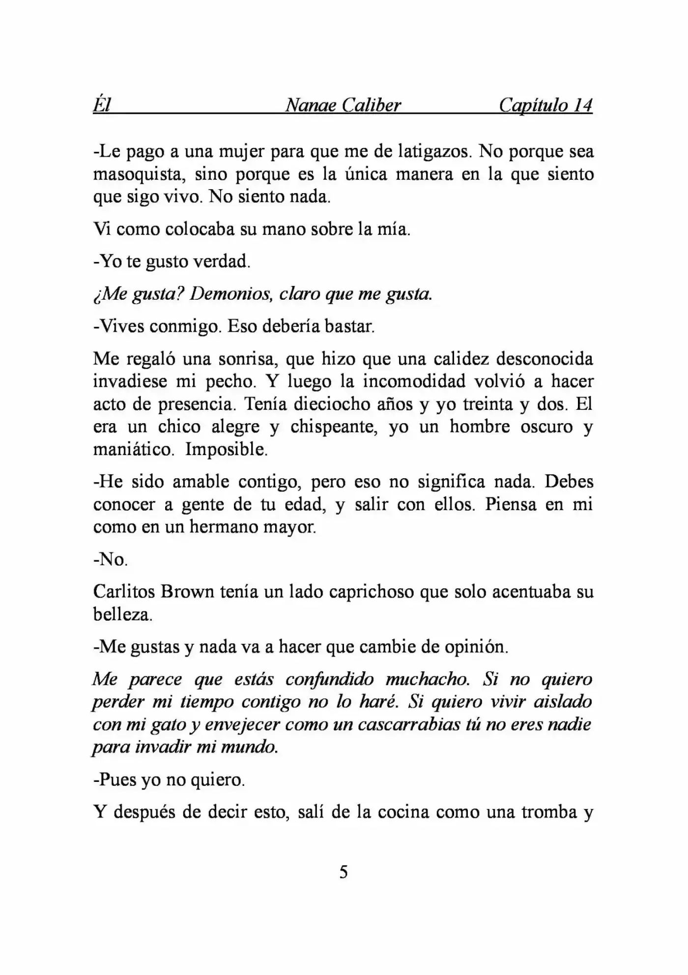 ÉL (Novela) capítulo 14, página 5