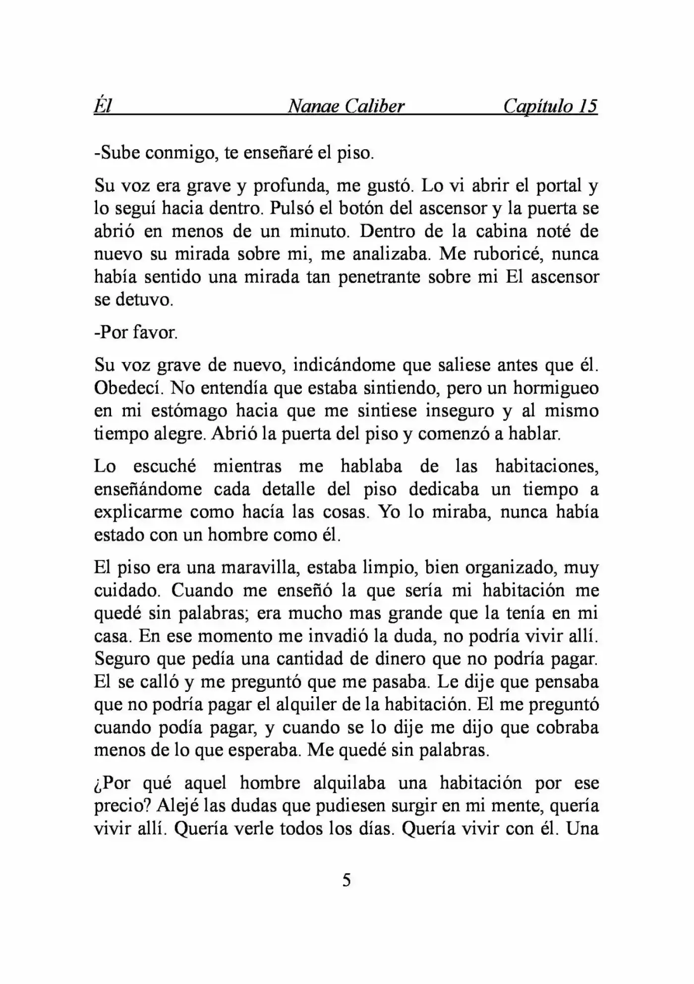 ÉL (Novela) capítulo 15, página 5