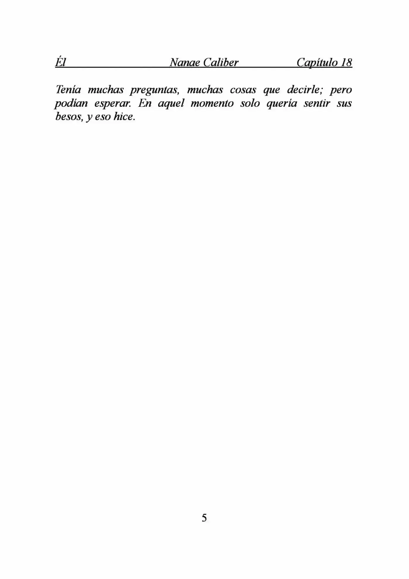ÉL (Novela) capítulo 18, página 5
