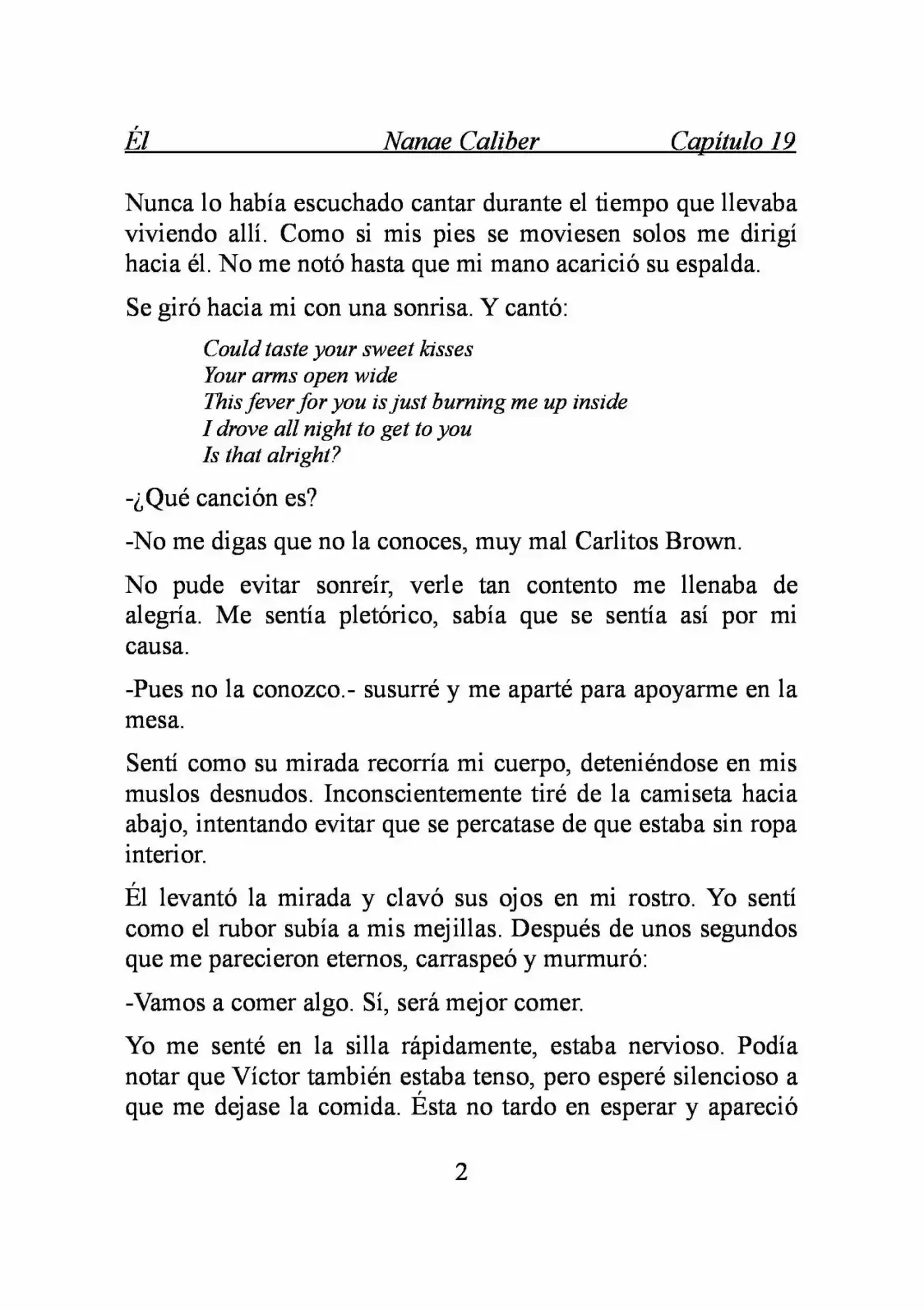 ÉL (Novela) capítulo 19, página 2