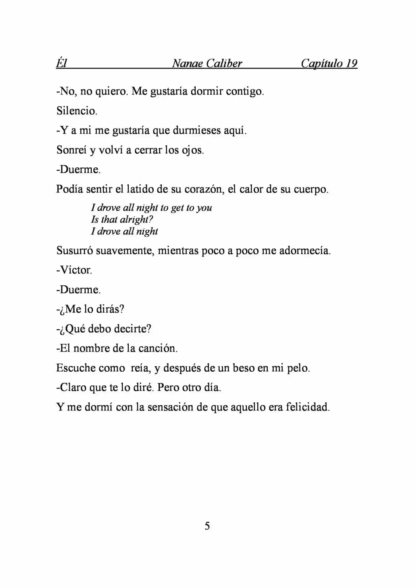 ÉL (Novela) capítulo 19, página 5