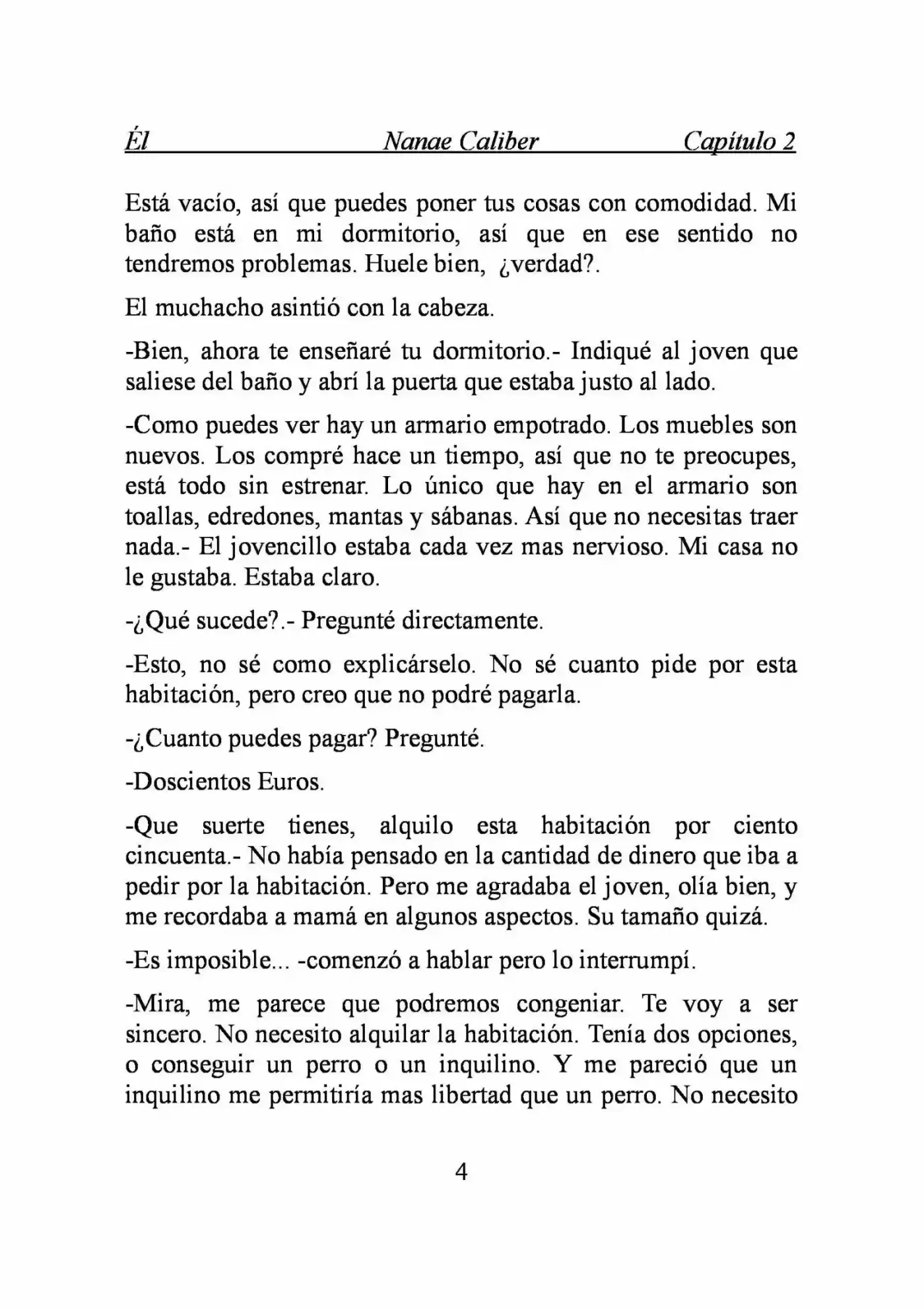 ÉL (Novela) capítulo 2, página 4