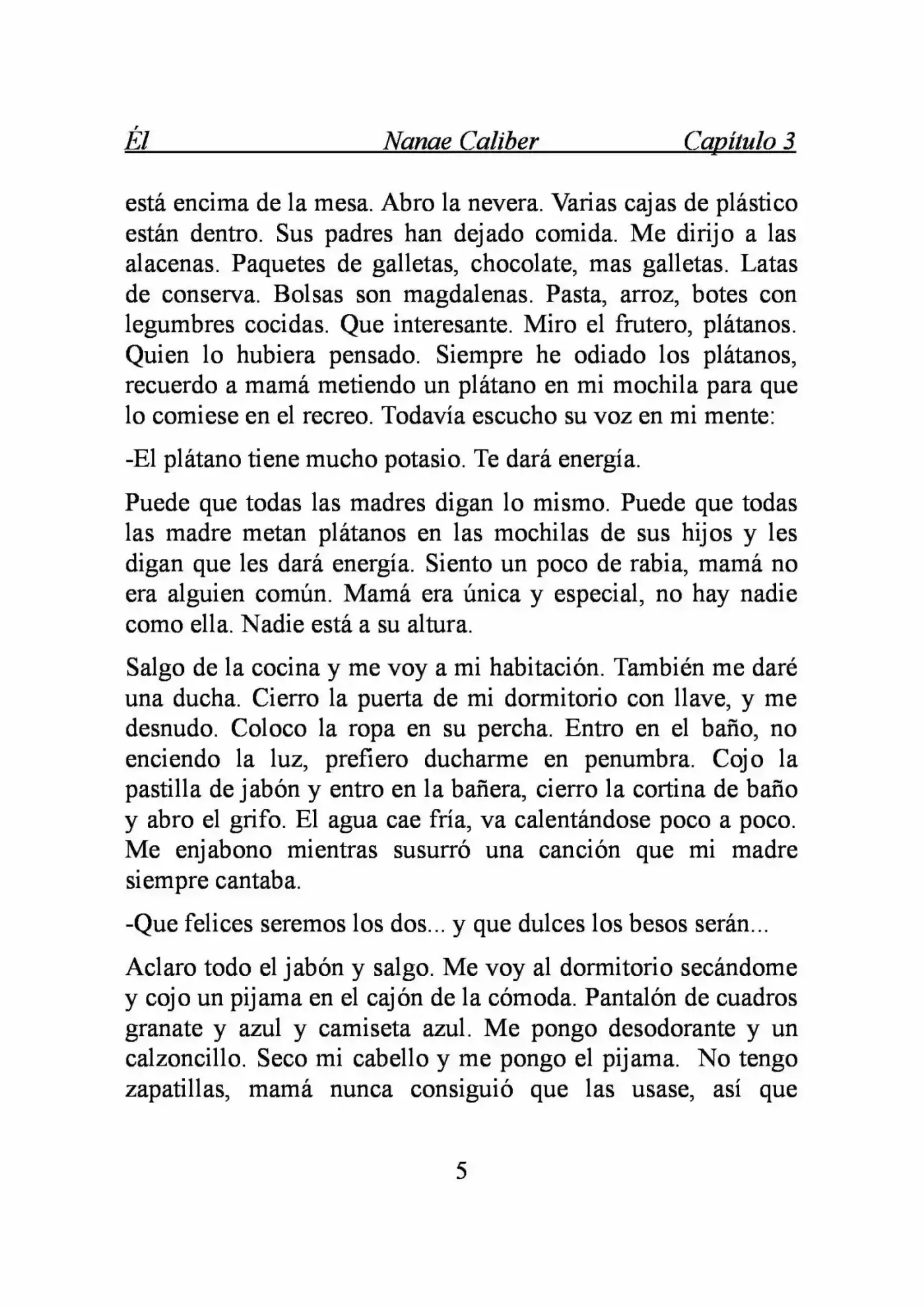 ÉL (Novela) capítulo 3, página 5