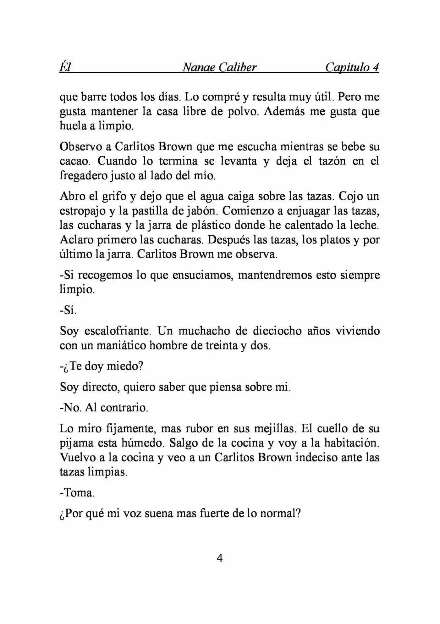 ÉL (Novela) capítulo 4, página 4