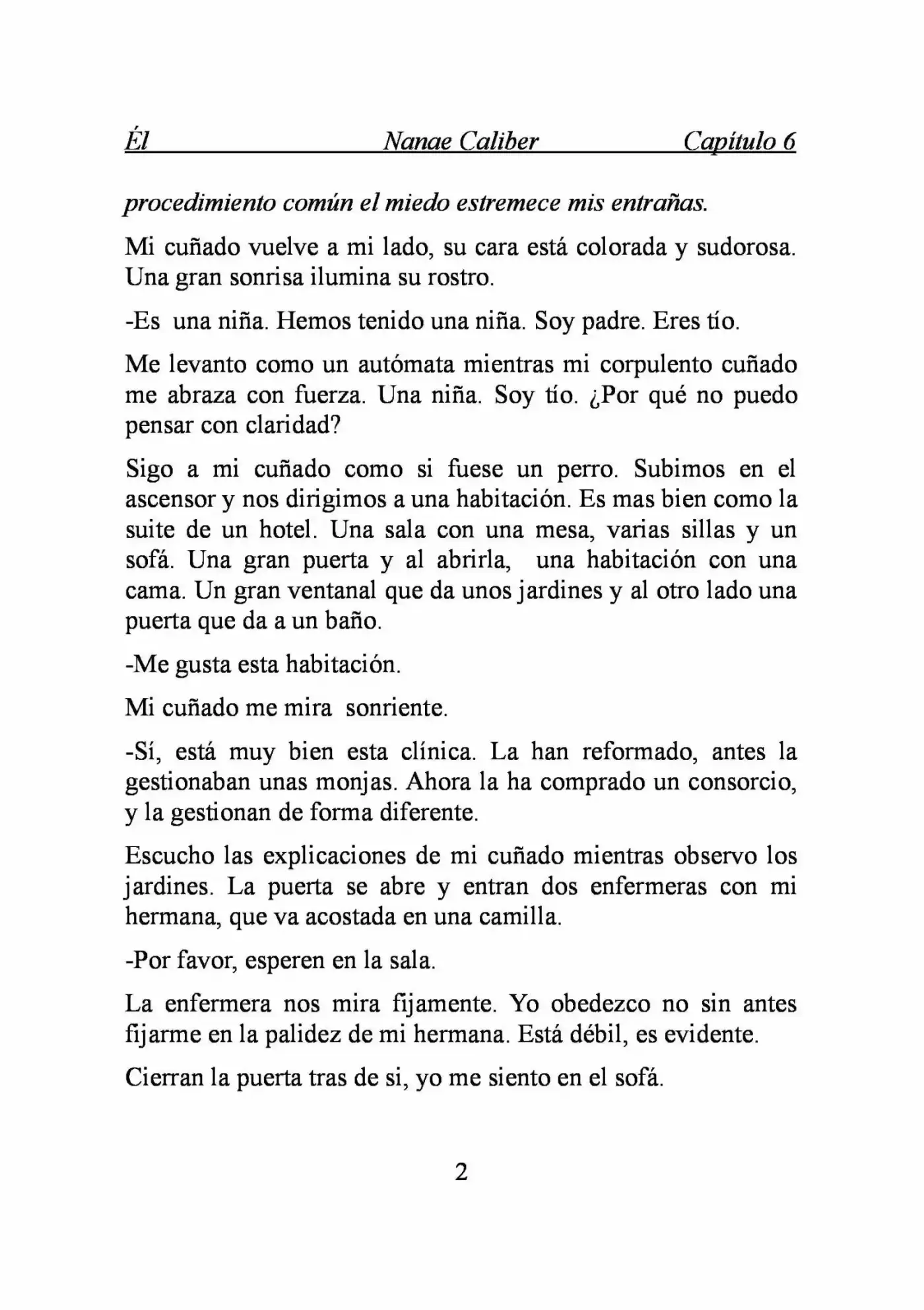 ÉL (Novela) capítulo 6, página 2