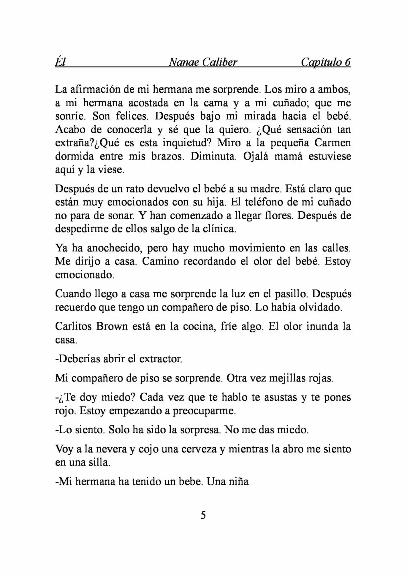 ÉL (Novela) capítulo 6, página 5