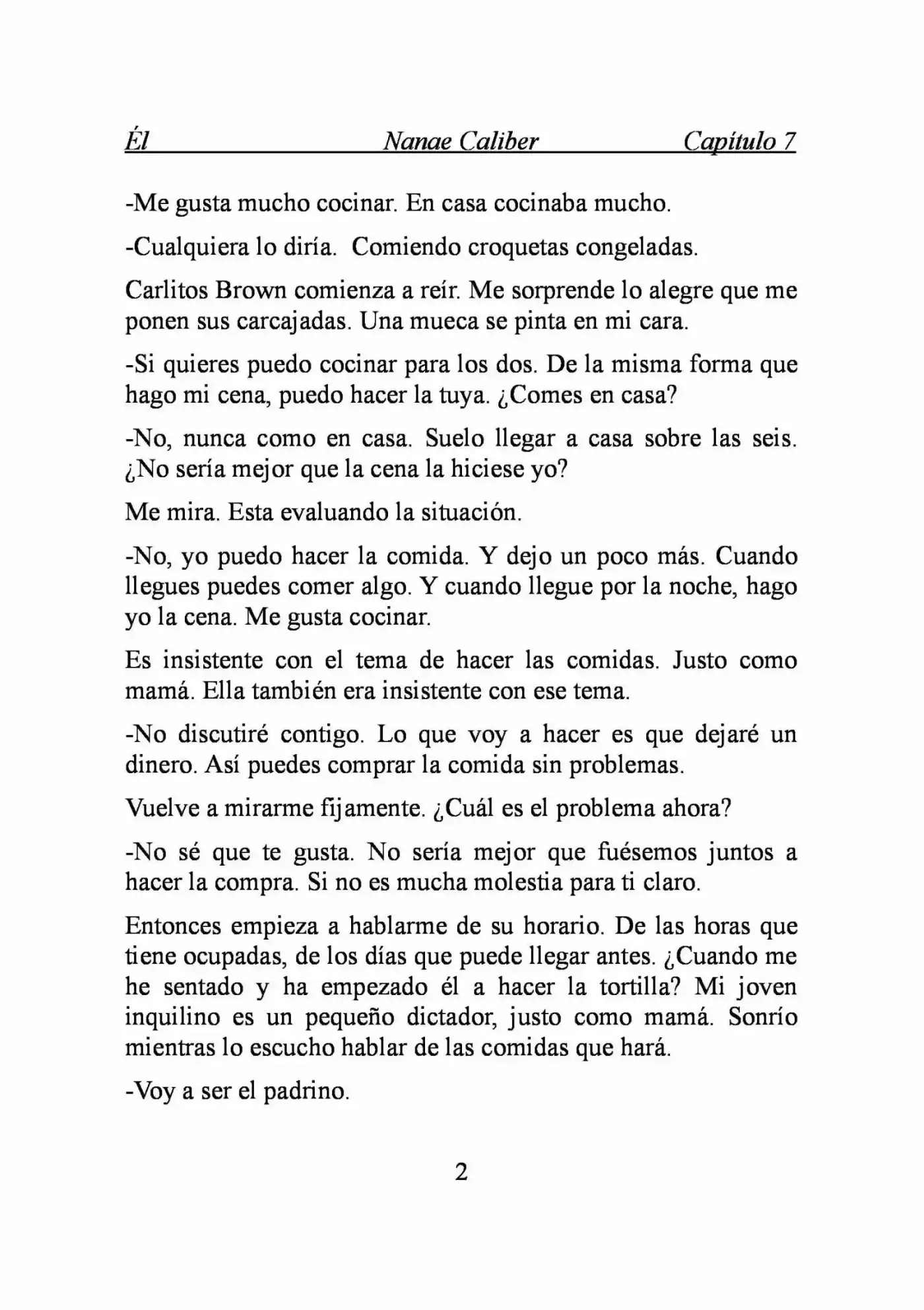 ÉL (Novela) capítulo 7, página 2