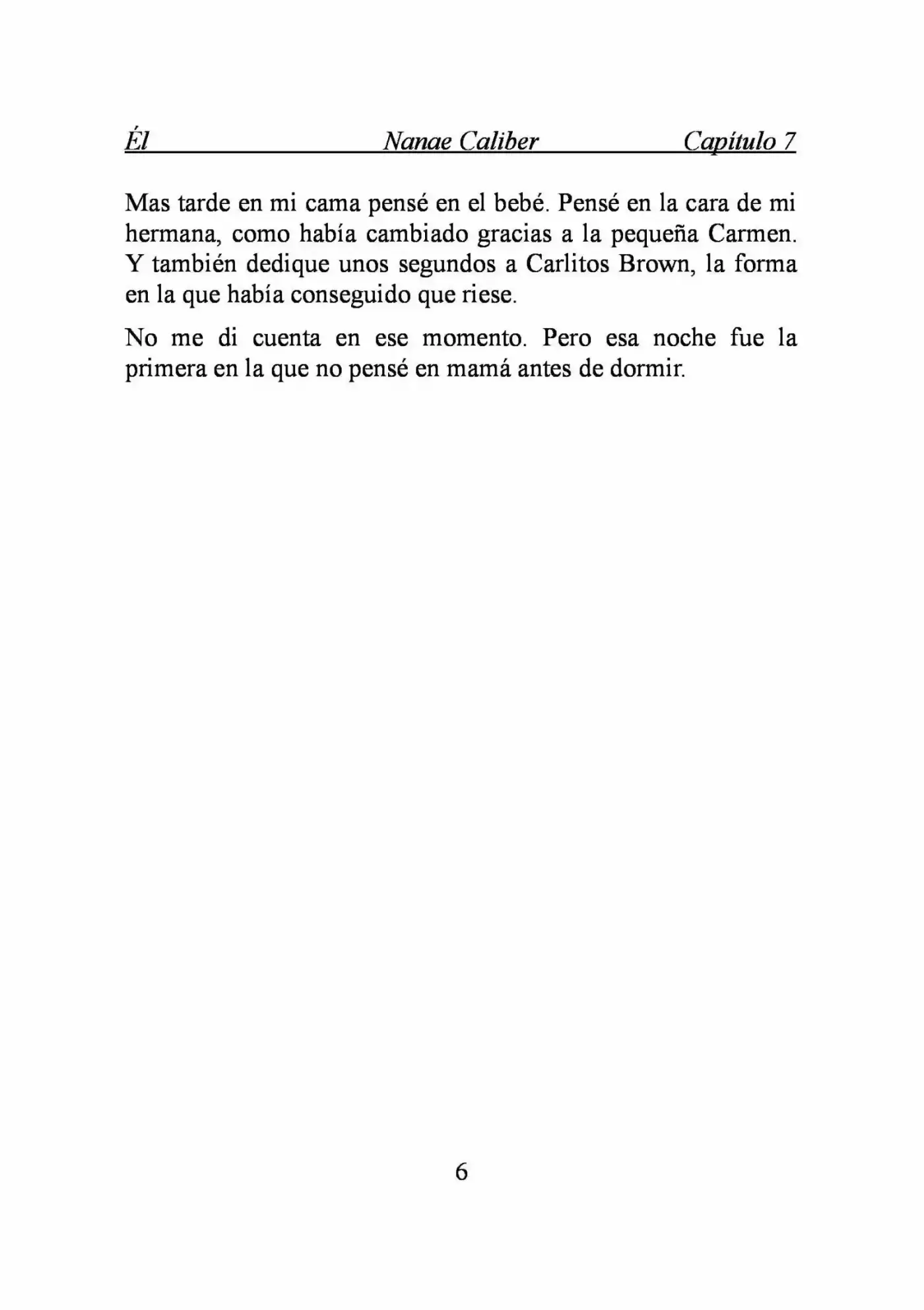 ÉL (Novela) capítulo 7, página 6