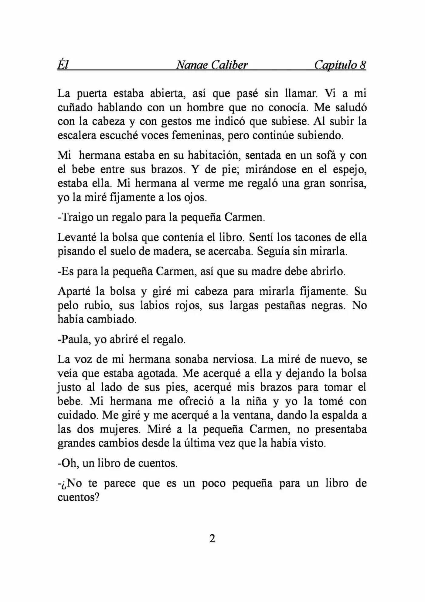 ÉL (Novela) capítulo 8, página 2