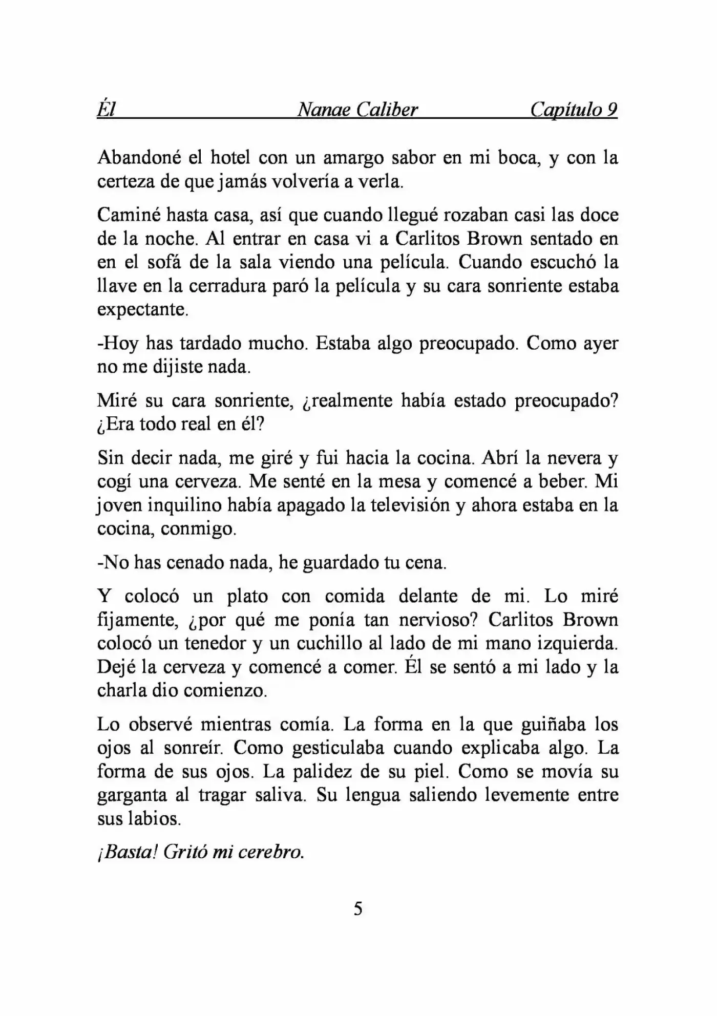 ÉL (Novela) capítulo 9, página 5